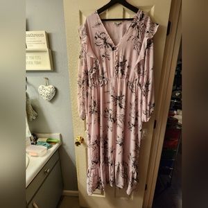 Gorgeous plus size women's dress.